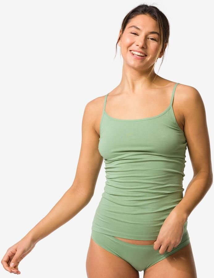 HEMA Damesslip Second Skin Micro Groen (groen) - Foto 2