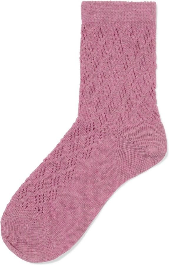 HEMA Damessokken Ajour Lichtpaars (lichtpaars) - Foto 2
