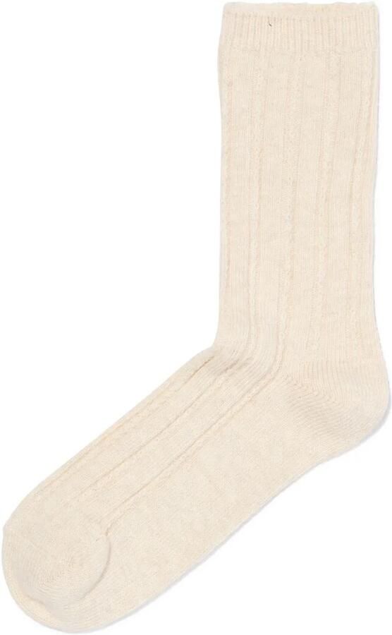 HEMA Damessokken Rib Beige (beige) - Foto 2