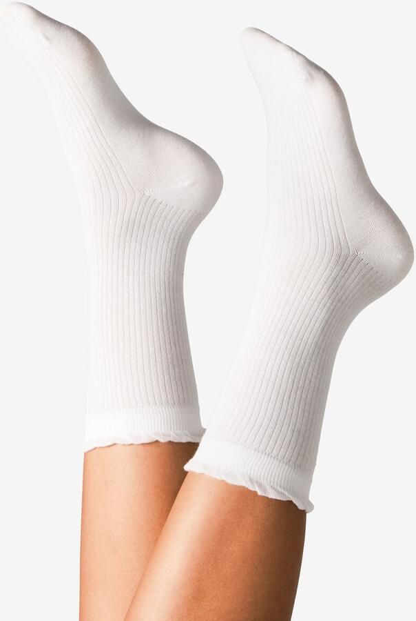 HEMA Damessokken Rib Beige (beige) - Foto 2