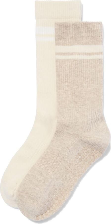 HEMA Damessokken Yoga Antislip 2 Paar Beige