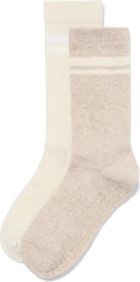 HEMA Damessokken Yoga-pilates Antislip 2 Paar Beige