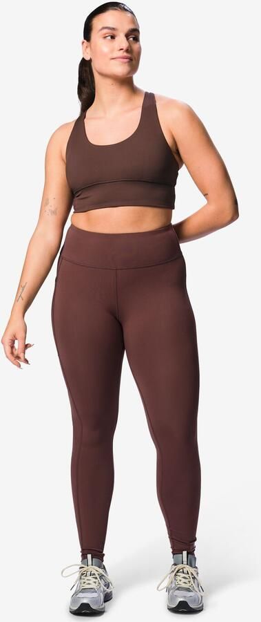 HEMA Damessportlegging Donkerbruin