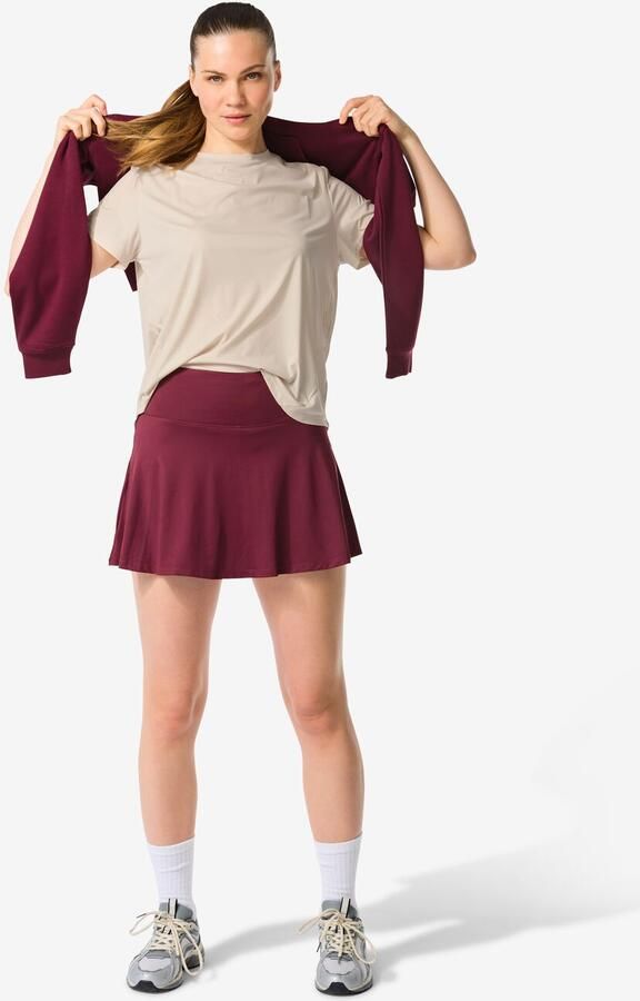 HEMA Damessportrokje Donkerrood (donkerrood) - Foto 2