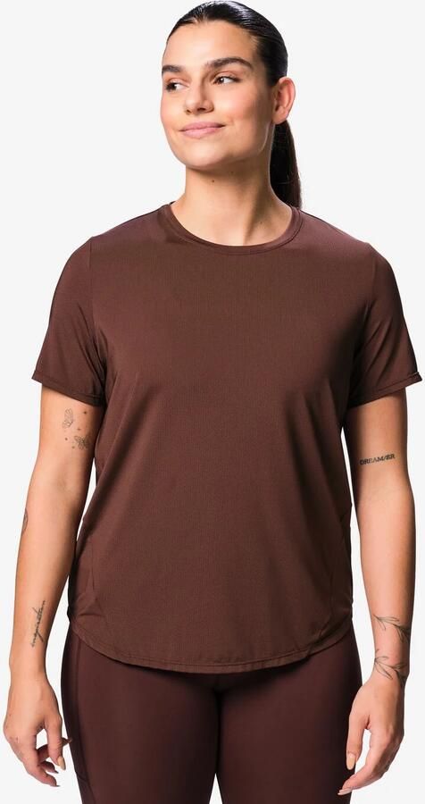 HEMA Damessportshirt Donkerbruin