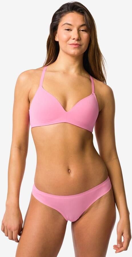 HEMA Damesstring Second Skin Micro Roze (roze)
