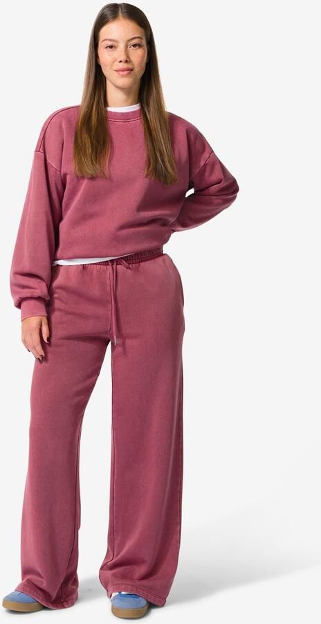 HEMA Damessweatpants Esmee Bordeauxrood (bordeauxrood)