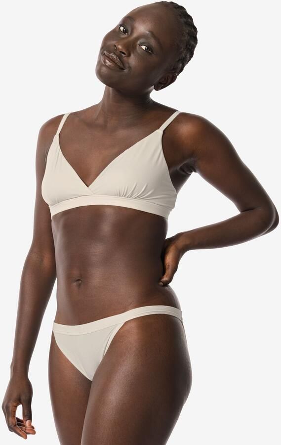 HEMA Damestanga Micro Creme (creme)