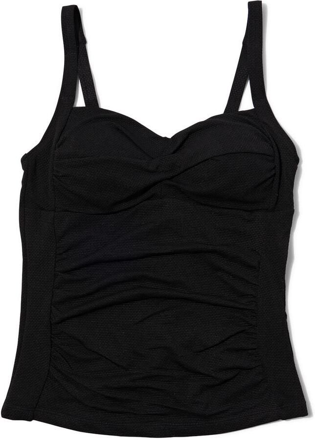 HEMA Dames Tankinitop Control Zwart (zwart)