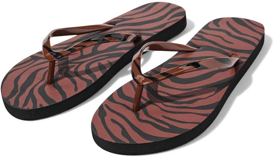 HEMA Damesteenslippers Zebra Multi (multi) - Foto 2
