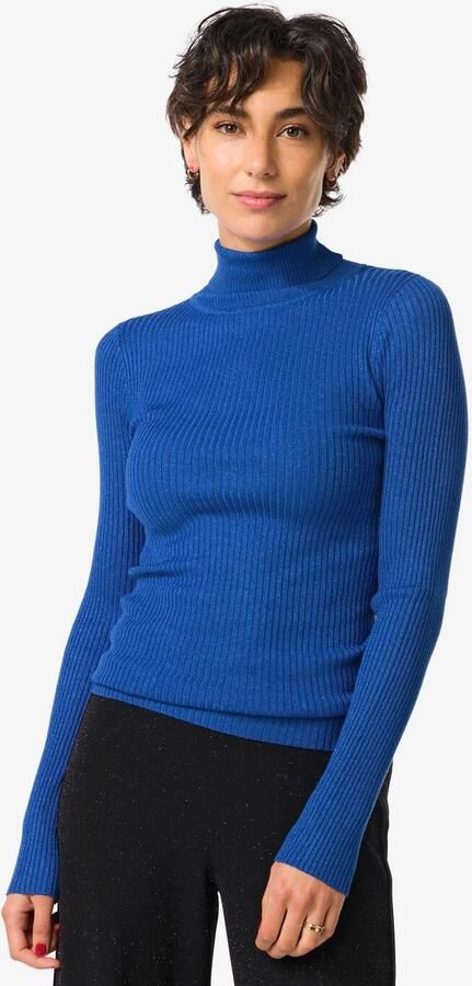 HEMA Damestrui Nova Rib Blauw (blauw) - Foto 2