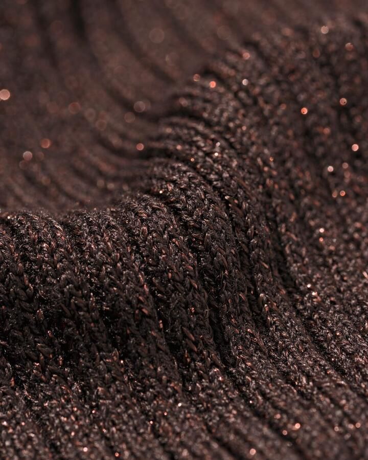 HEMA Damestrui Nova Rib Glitter Bruin (bruin)