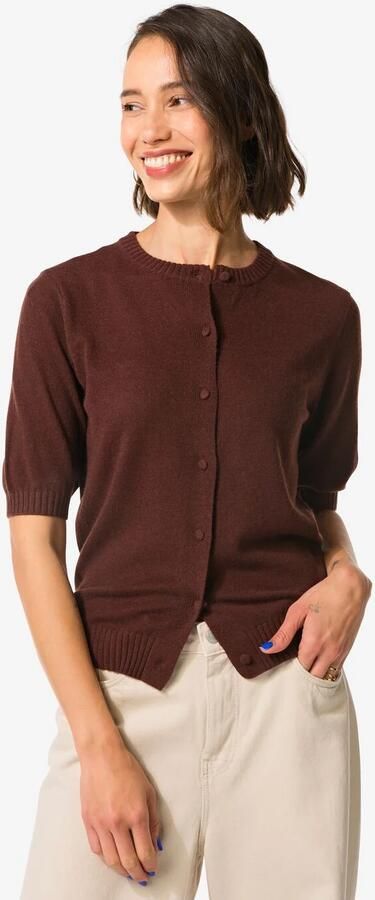 HEMA Damesvest Bruin (bruin) - Foto 2