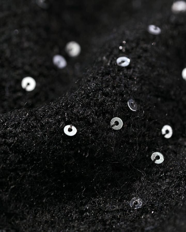 HEMA Damesvest Gia Glitter Zwart (zwart)