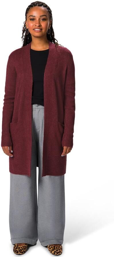 HEMA Damesvest Lana Bordeauxrood