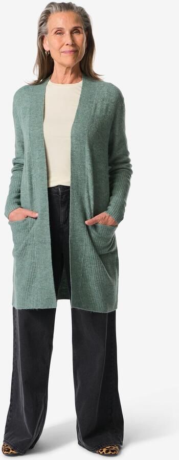 HEMA Damesvest Lana Groen (groen) - Foto 2