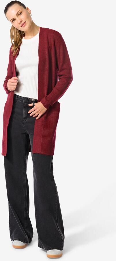 HEMA Damesvest Lana Rood (rood)