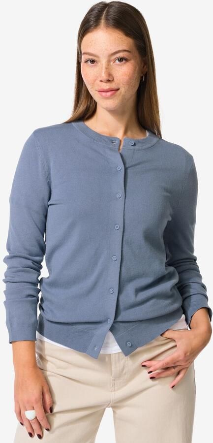 HEMA Damesvest Lila Lichtblauw (lichtblauw) - Foto 2