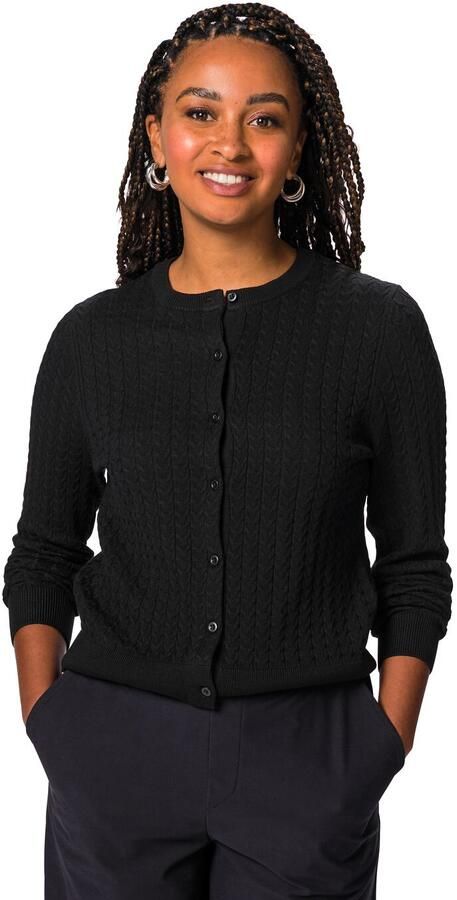HEMA Damesvest Livia Kabel Zwart (zwart)