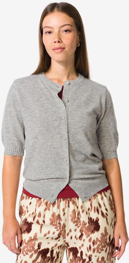 HEMA Damesvest New Cardigan Middengrijs (middengrijs) - Foto 2