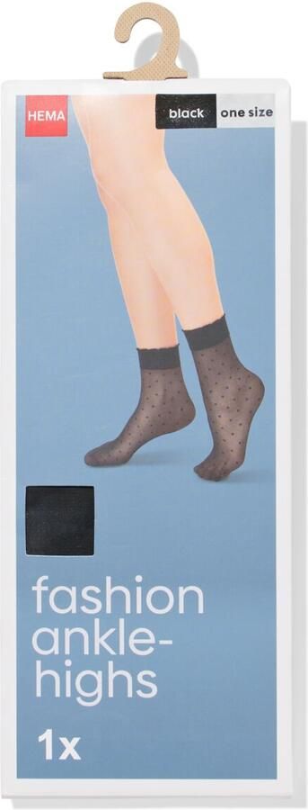 HEMA Fashion Pantysokken Stippen Zwart (zwart) - Foto 2