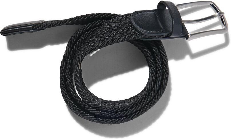 HEMA Gevlochten Elastische Heren Riem 3.5cm Zwart (zwart) - Foto 2