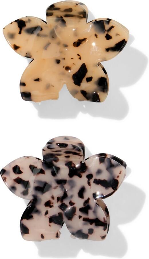 HEMA Haarclip 9cm Bloem (bruin) - Foto 2