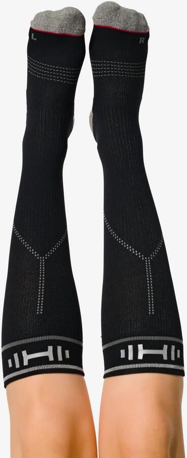 HEMA Heren Compressiekousen Zwart (zwart)