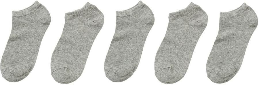 HEMA Heren Enkelsokken 5 Paar Grijs (grijs) - Foto 2
