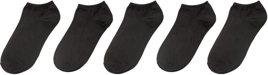 HEMA Heren Enkelsokken 5 Paar Zwart (zwart) - Foto 2