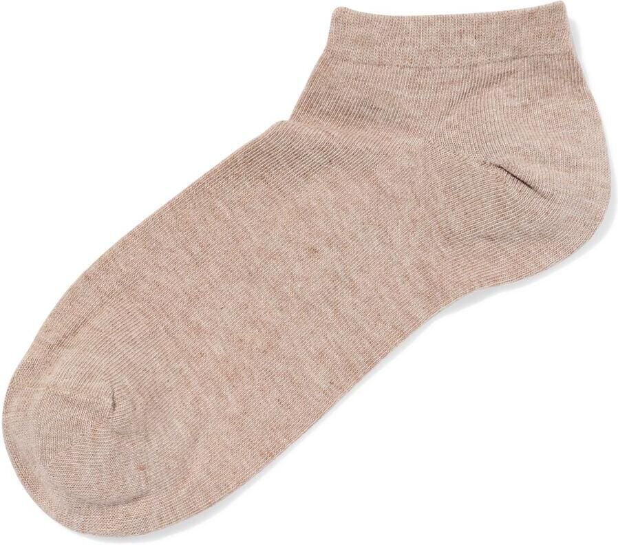 HEMA Heren Enkelsokken Bamboe Beige (beige)