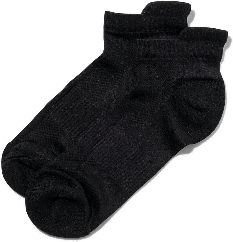 HEMA Heren Enkelsokken Sport 2 Paar Zwart (zwart) - Foto 3