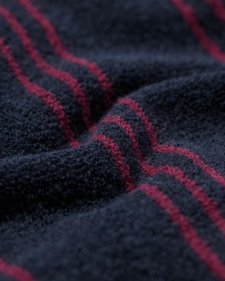 HEMA Heren Pyjama Terry Strepen Donkerblauw (donkerblauw)