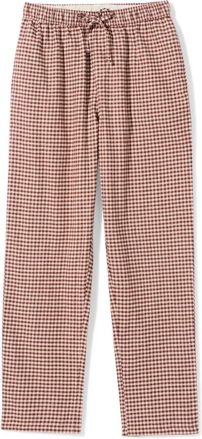 HEMA Heren Pyjamabroek Pepijn Regular Fit Flanel Donkerrood