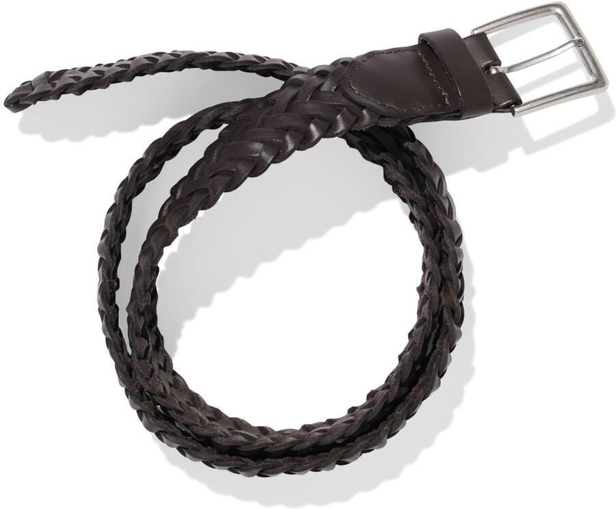 HEMA Heren Riem Leer Gevlochten Brons (brons) - Foto 2