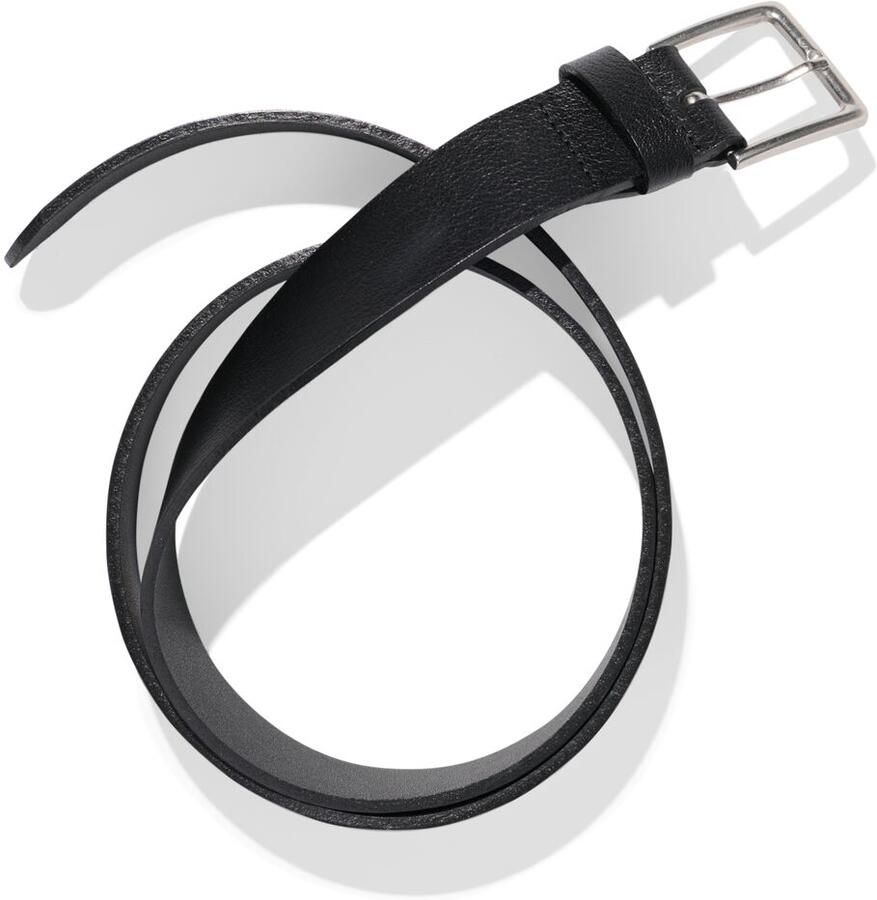 HEMA Heren Riem Leer Zwart (zwart) - Foto 2