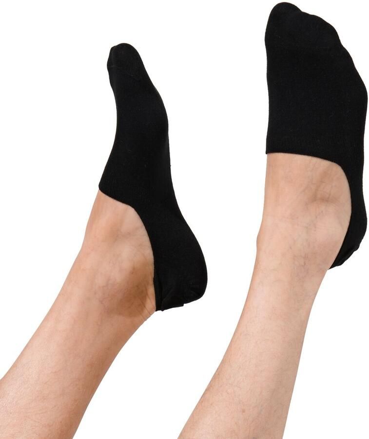 HEMA Heren Sneakersokken 5 Paar Zwart - Foto 2