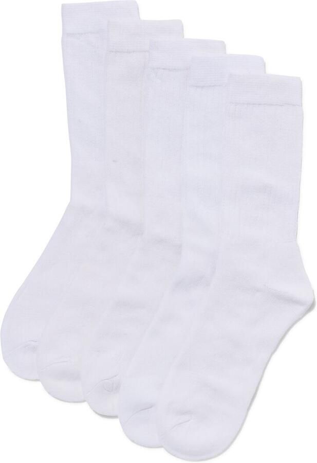 HEMA Heren Sportsokken 5 Paar Wit (wit)