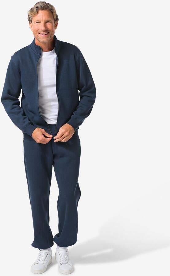 HEMA Heren Sweatbroek Donkerblauw (donkerblauw) - Foto 2