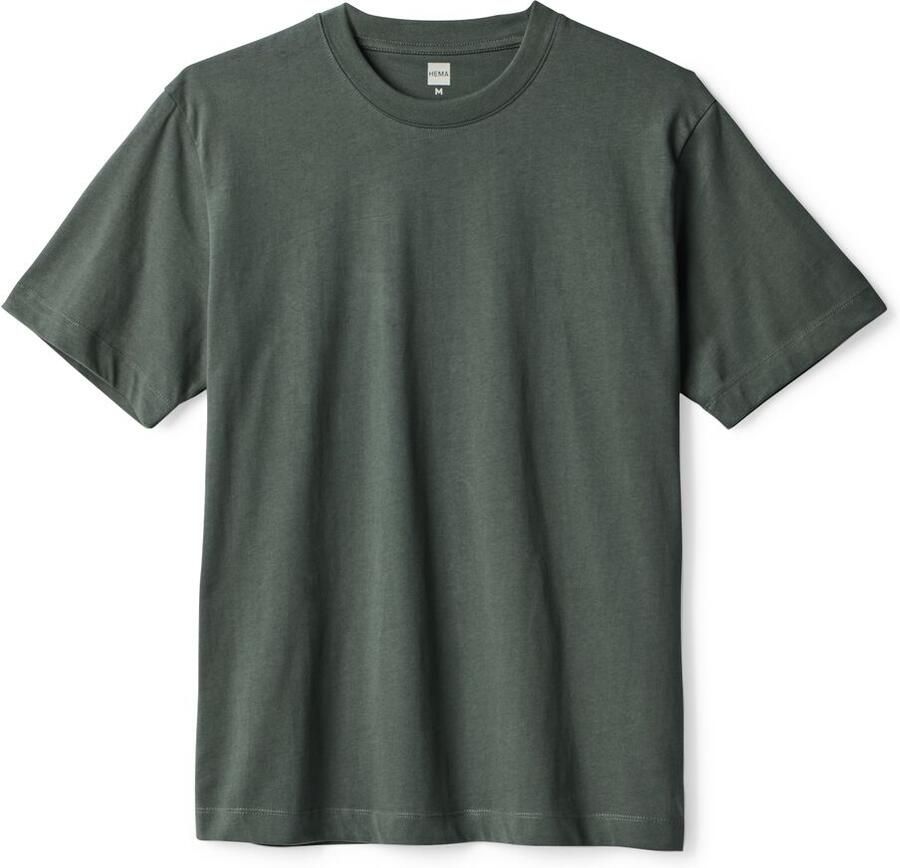 HEMA Heren T-shirt Elias Jersey Grijs - Foto 2