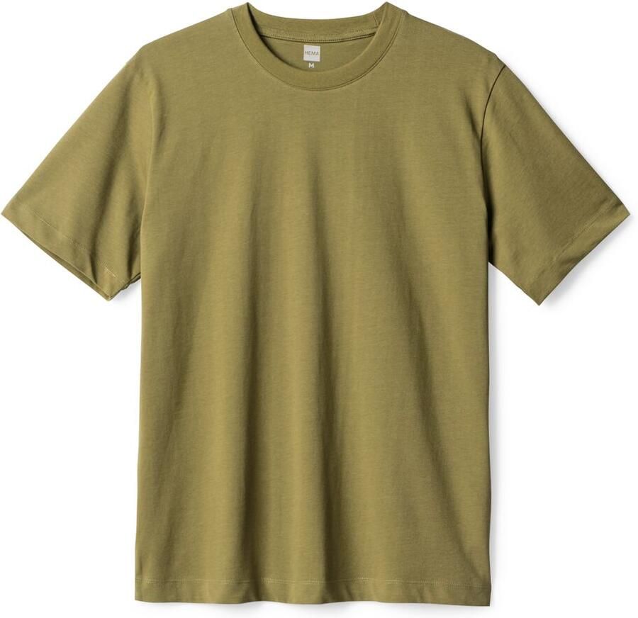 HEMA Heren T-shirt Elias Jersey Middengroen - Foto 2