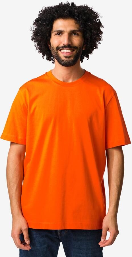 HEMA Heren T-shirt Elias Relaxed Fit WK Oranje (oranje)