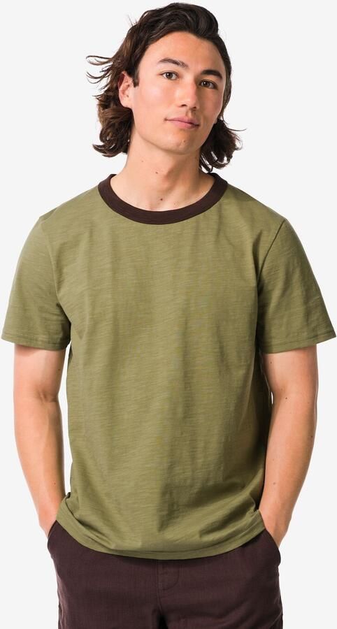 HEMA Heren T-shirt Joop Middengroen (middengroen) - Foto 2