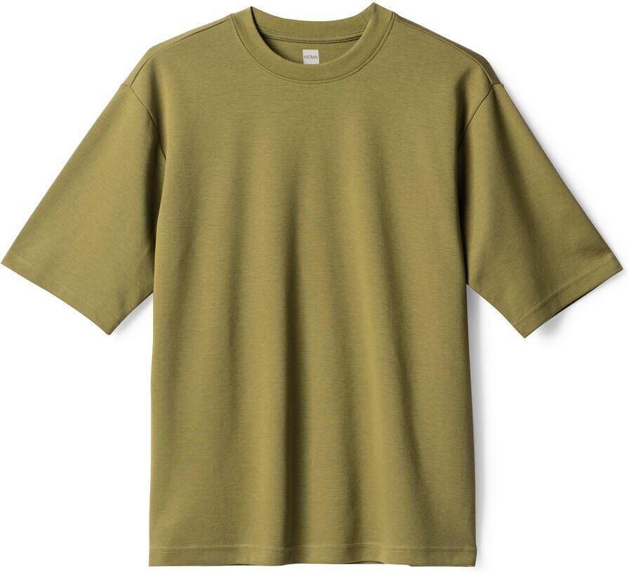HEMA Heren T-shirt Middengroen