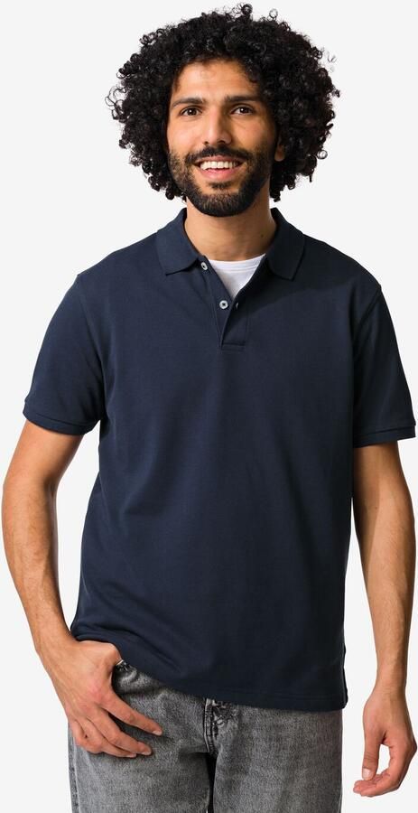 HEMA Heren T-shirt Regular Fit Grijs (grijs)