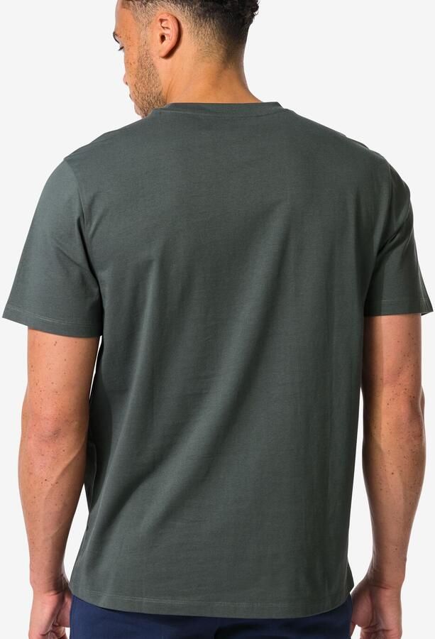HEMA Heren T-shirt Regular Fit Grijs (grijs) - Foto 2