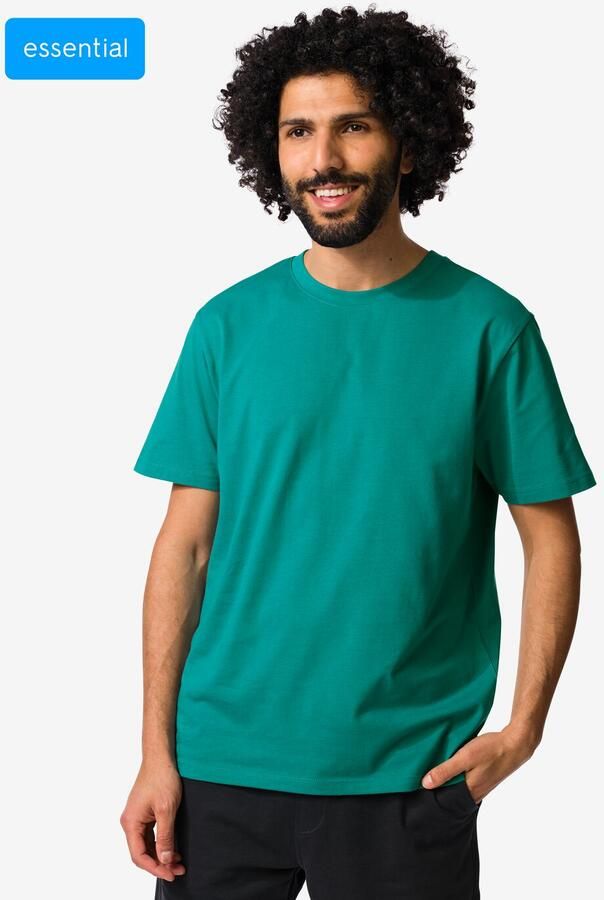 HEMA Heren T-shirt Regular Fit Lichtgroen (lichtgroen) - Foto 2