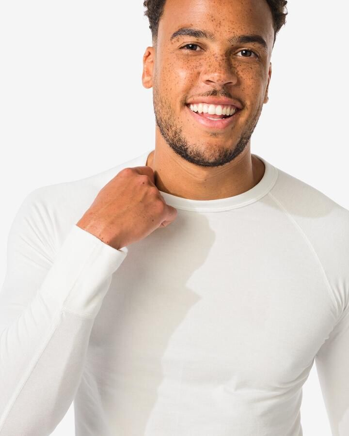HEMA Heren Thermo T-shirt Wit (wit) - Foto 2