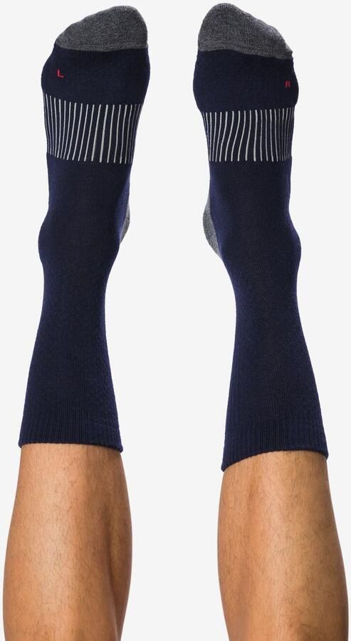 HEMA Heren Wandelsokken Wolmix 2 Paar Donkerblauw (donkerblauw) - Foto 2