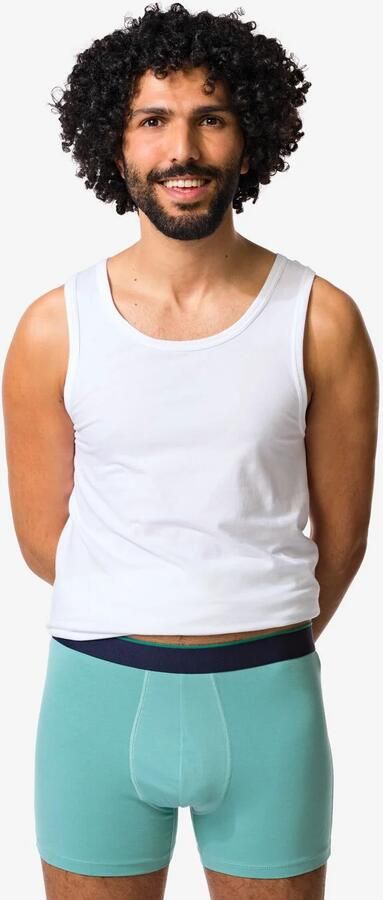 HEMA Herenboxer 3 Stuks Groen (groen)